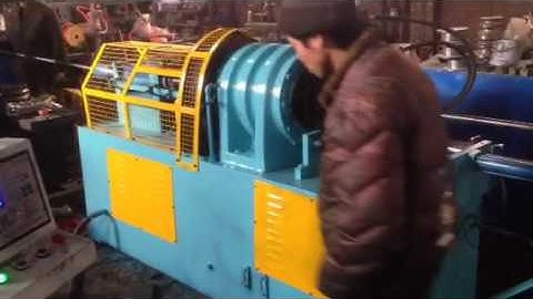 Automatic pipe embossing machine