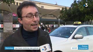 Poitiers : les taxis face à la grève à la SNCF