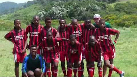 Tsweleni soccer team @ Mpande beach