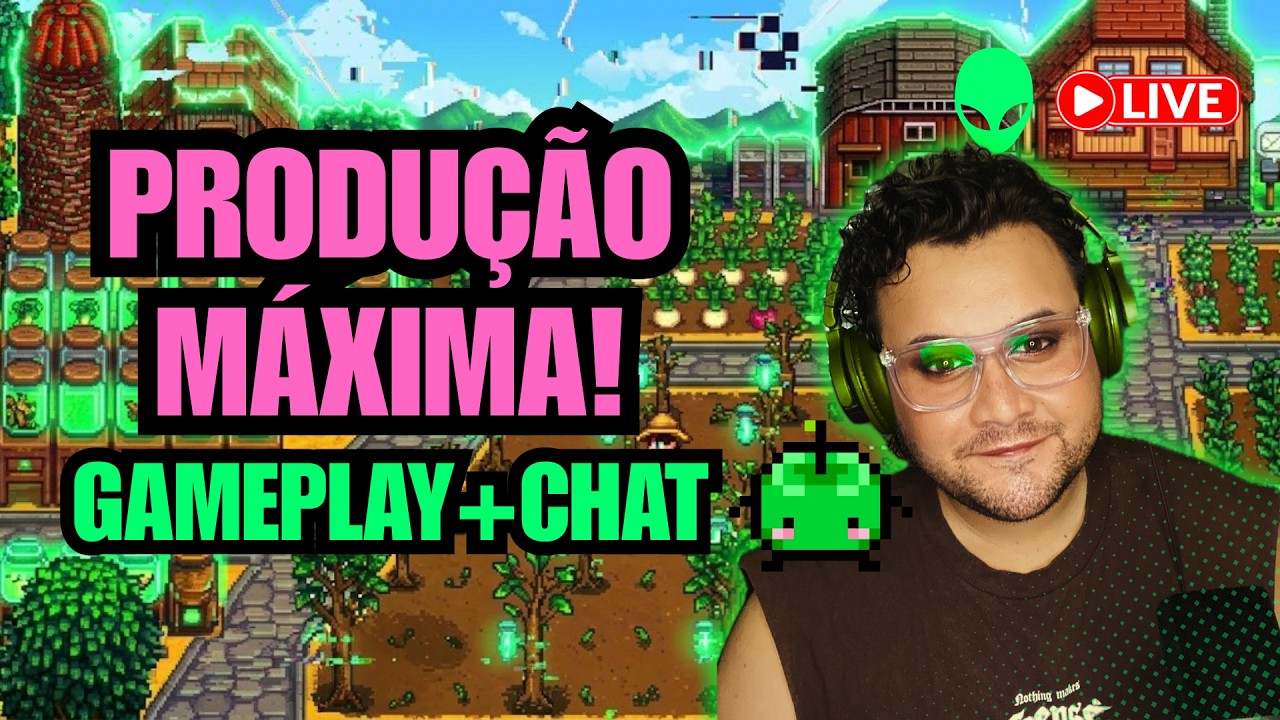 🔴🥕STARDEW VALLEY: CRIANDO O IMPÉRIO DAS JARRAS! + CHAT🌱