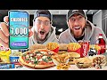 Letting a Random Number Generator DECIDE How many CALORIES we Eat for 24 Hours! (Food Challenge)