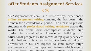 Are You Looking For Student Assignment Help Services?