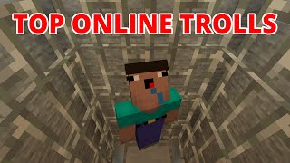 TOP EASY ONLINE TROLL TRAPS and HOUSE PRANKS your FRIENDS in Minecraft 1.16 Survival How To Tutorial