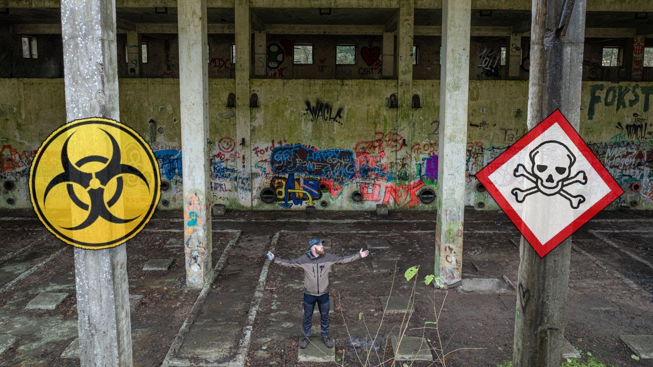 Hitler's Pulverfabrik im Wald - chemische Kampfstoffe im Wald vergraben!