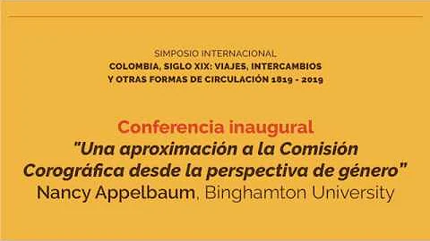 Apertura del Simposio Internacional Colombia, sigl...