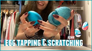 ASMR | egg tapping and scratching, glitter tingles | ASMRbyJ