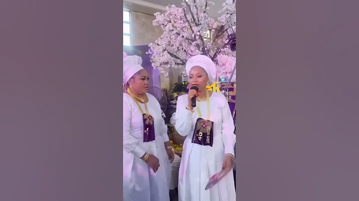 Regina Daniel in celestial church of Christ Abuja