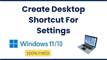 Create Desktop Shortcut For Settings In Windows 11 [2023]