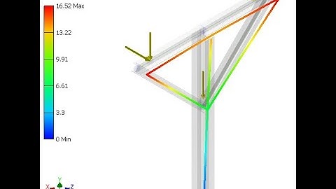 AUTODESK INVENTOR - Elementos Finitos - FEM - Estructura - Estático