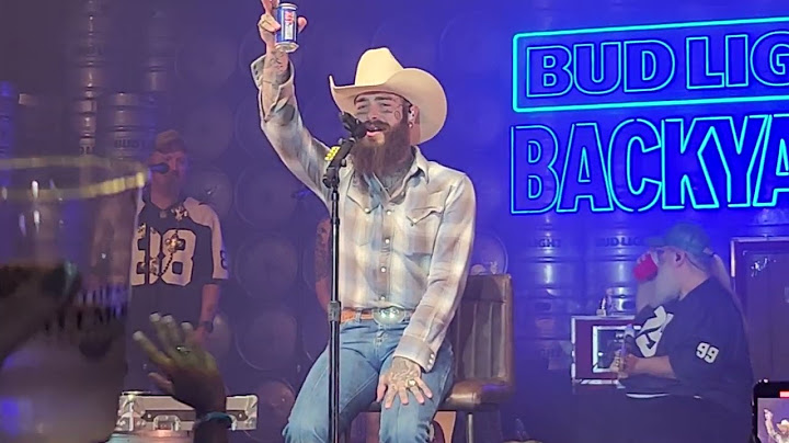 Post Malone - Circles Live Bud Light Backyard  New Orleans 2/7/2025