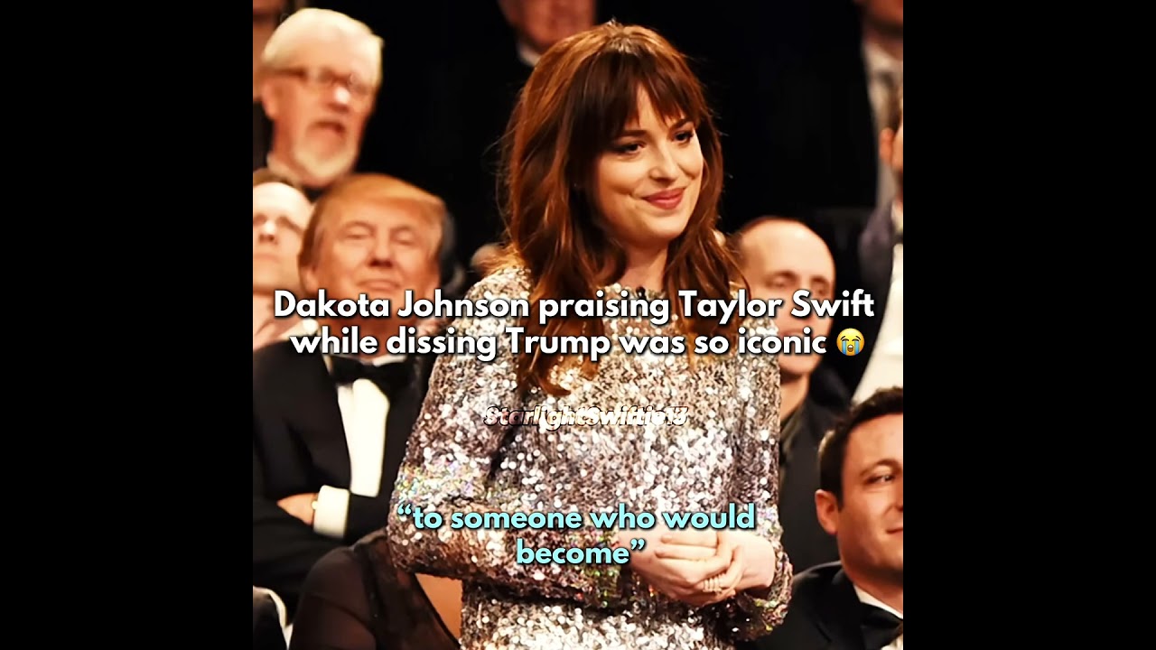 Dakota johnson praising taylor swift is so iconic 🥹 #taylorswift #theerastour #shorts