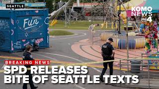 Seattle police release texts from Bite of Seattle mass shooting aftermath Update