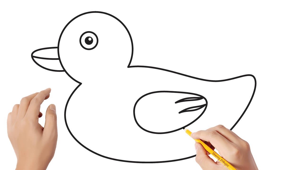 Cómo dibujar un pato | Dibujos sencillos - thptnganamst.edu.vn