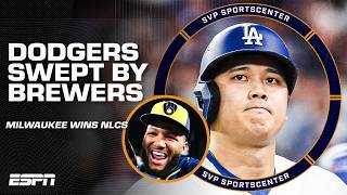 BREWERS SWEEP THE DODGERS 😳 NLCS Reaction + Rays vs. Guardians | SC with SVP