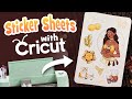 TUTORIAL - How to create a kiss-cut sticker sheet start to finish with Cricut!