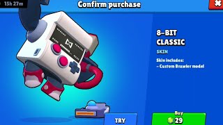 Confirm Purchase 8-Bit Clic Skin Skin Includes - Custom Brawler Model Buy 29
