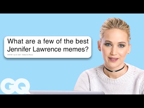 Jennifer Lawrence Replies to Fans on the Internet | Actually Me | GQ