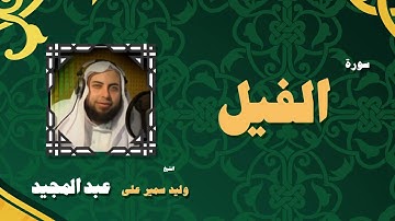 القران الكريم بصوت الشيخ وليد سمير على عبد المجيد | سورة الفيل