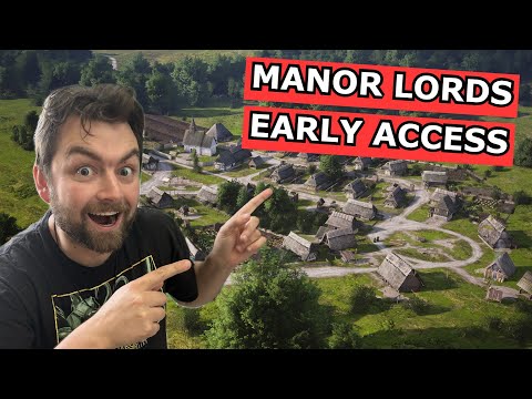 I LOVE MANOR LORDS Early Access: Building a Village From The Ground UP
