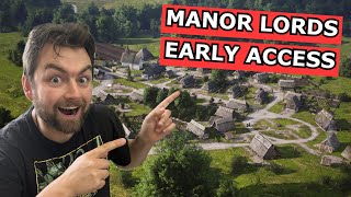 I LOVE MANOR LORDS Early Access: Building a Village From The Ground UP
