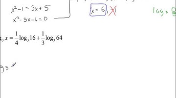 Lesson 8.5 - Solving Logarithms (Examples 7 & 8)