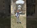 Glastonbury Abbey &amp; Titanium Chimes Soundhealing Grotta Sonora #gong #soundhealing #glastonbury