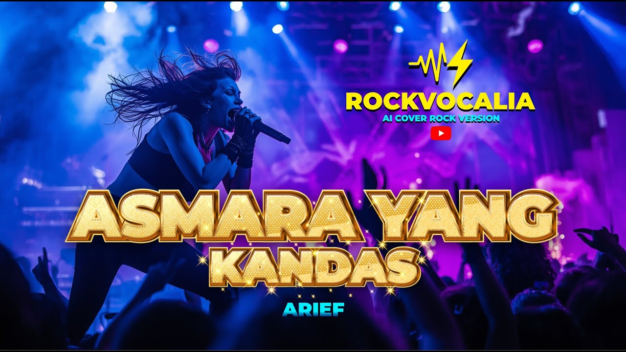 Asmara Yang Kandas - Arief Putra | AI Cover Rock Version by RockVocalia