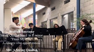 Smetana: String Quartet 1 Movt. 1 - MICA Quartet