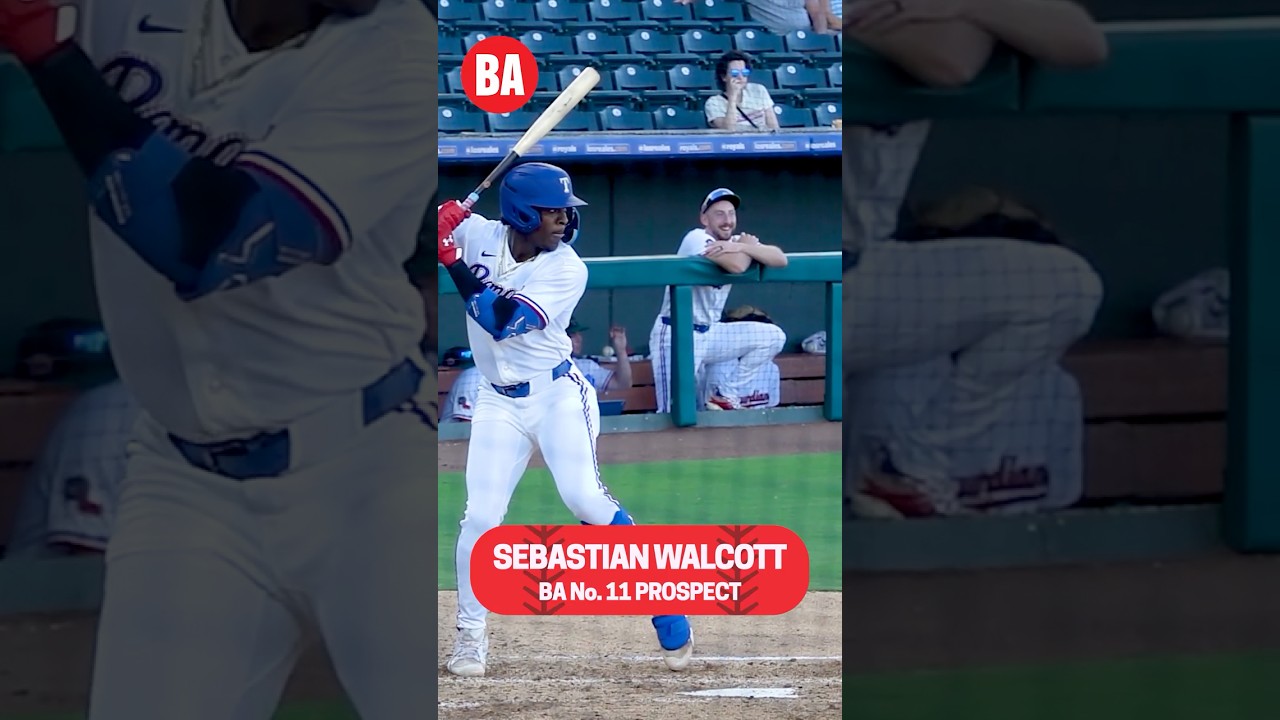 Rangers SS Sebastian Walcott swing mechanics: MLB debut coming in 2027?