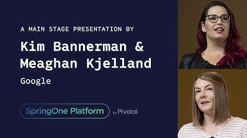 Kim Bannerman and Meaghan Kjelland at SpringOne Platform 2017