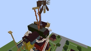 Hello neighbor alpha 4 minecraft map trailer