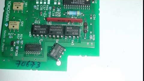 YOKOGAWA - Temp. Recorder Pcb B9901TH-08, B9901TH-0A Repaired at Synchronics