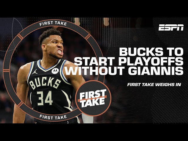 🚨 Milwaukee Bucks PREPARING to start playoffs WITHOUT Giannis Antetokounmpo 🚨 | First Take