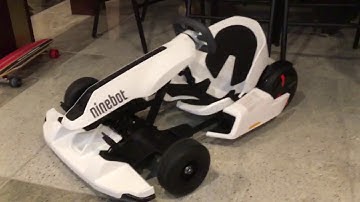 How to turn off and on a ninebot go kart