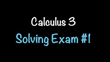 Calculus 3 | Solving Exam 1 | Equations of Lines, Planes, Vectors & More! | Math with Professor V
