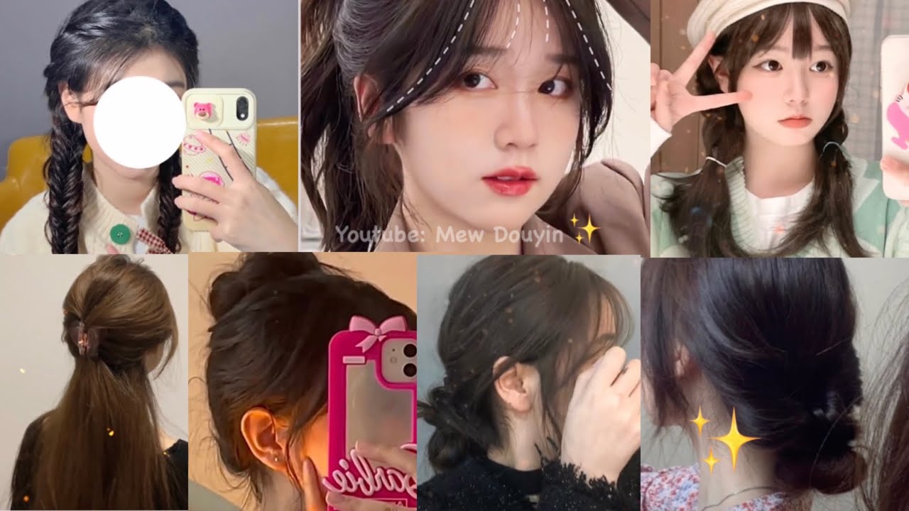 🌸🌈NHỮNG TIPS BUỘC//BÚI TÓC ĐƠN GIẢN SIÊU XINH – 1 phần để con gái trở nên xinh hơn 🍭 Douyin China | Bao quát các nội dung nói về tóc búi đẹp đơn giản chuẩn nhất