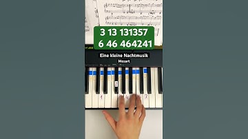 Thumbnail of Eine kleine Nachtmusik - Mozart(piano tutorial) #piano #mozart #pianotutorial #einekleinenachtmusik