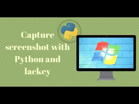 Capture screenshot with Python and lackey