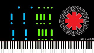 Video thumbnail of "Red Hot Chili Peppers - Dani California Piano Tutorial"