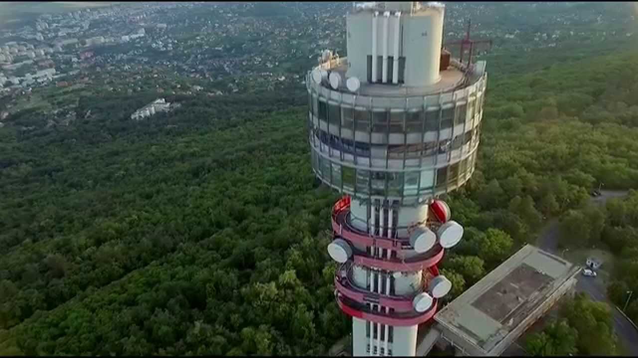 video 1080p make Pécs,  kisfilm légi felvétel TV torony (részlet)  1080p