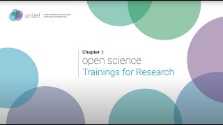 Chapter 3: Open Science Trainings for Research