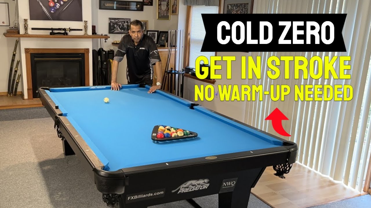 No WarmUp Needed !  How to Play Your A-Game Right Away   (Pool Lessons)