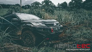 All New Pajero Sport Offroad di Akmil Magelang Jawa Tengah Part 1