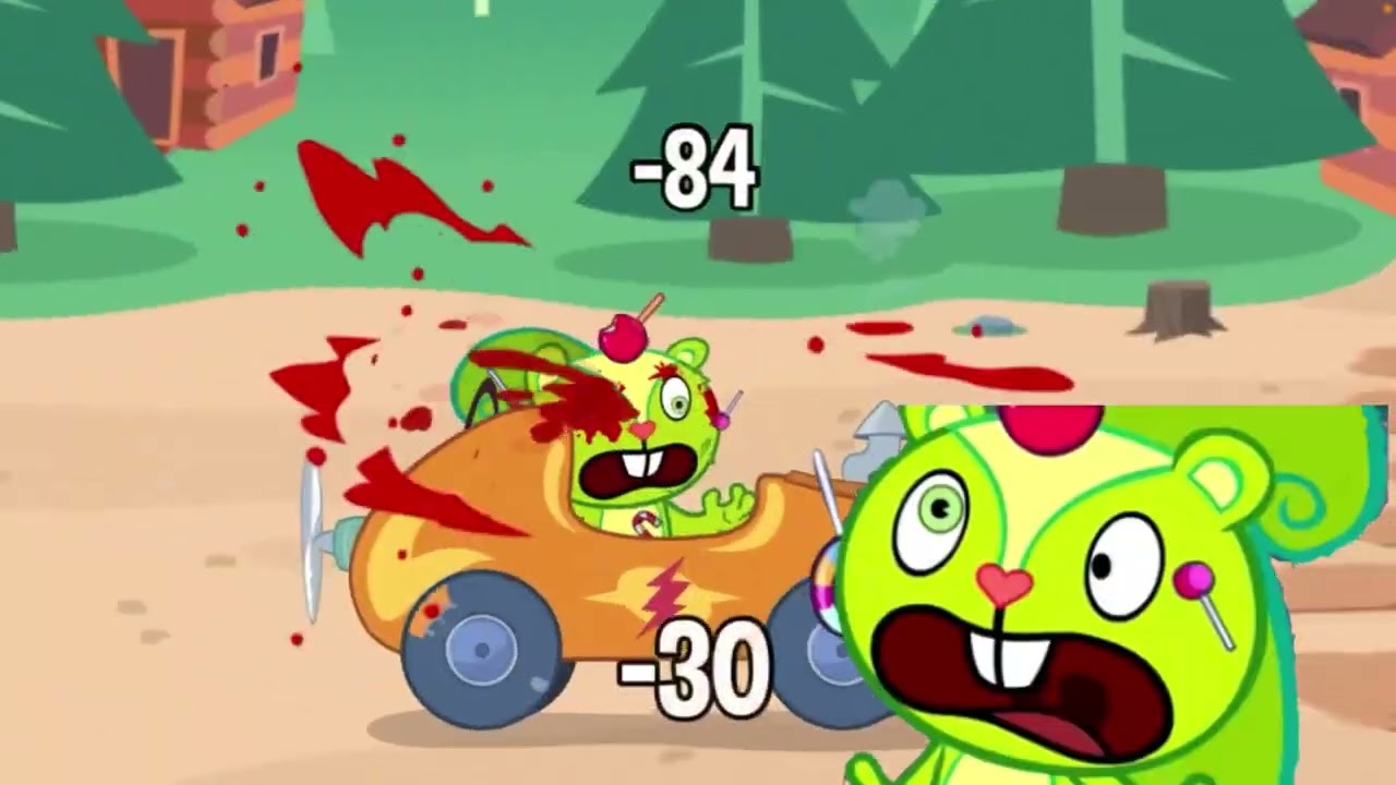 HAPPY TREE FRIENDS PLAYS: Deadeye Derby | A Third of Characters #donotowncopyrights 