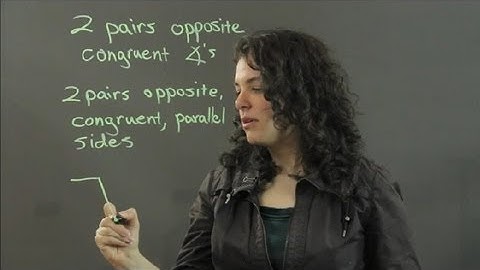 How to Make Quadrilaterals Into Parallelograms : Measurements & Other Math Calculations