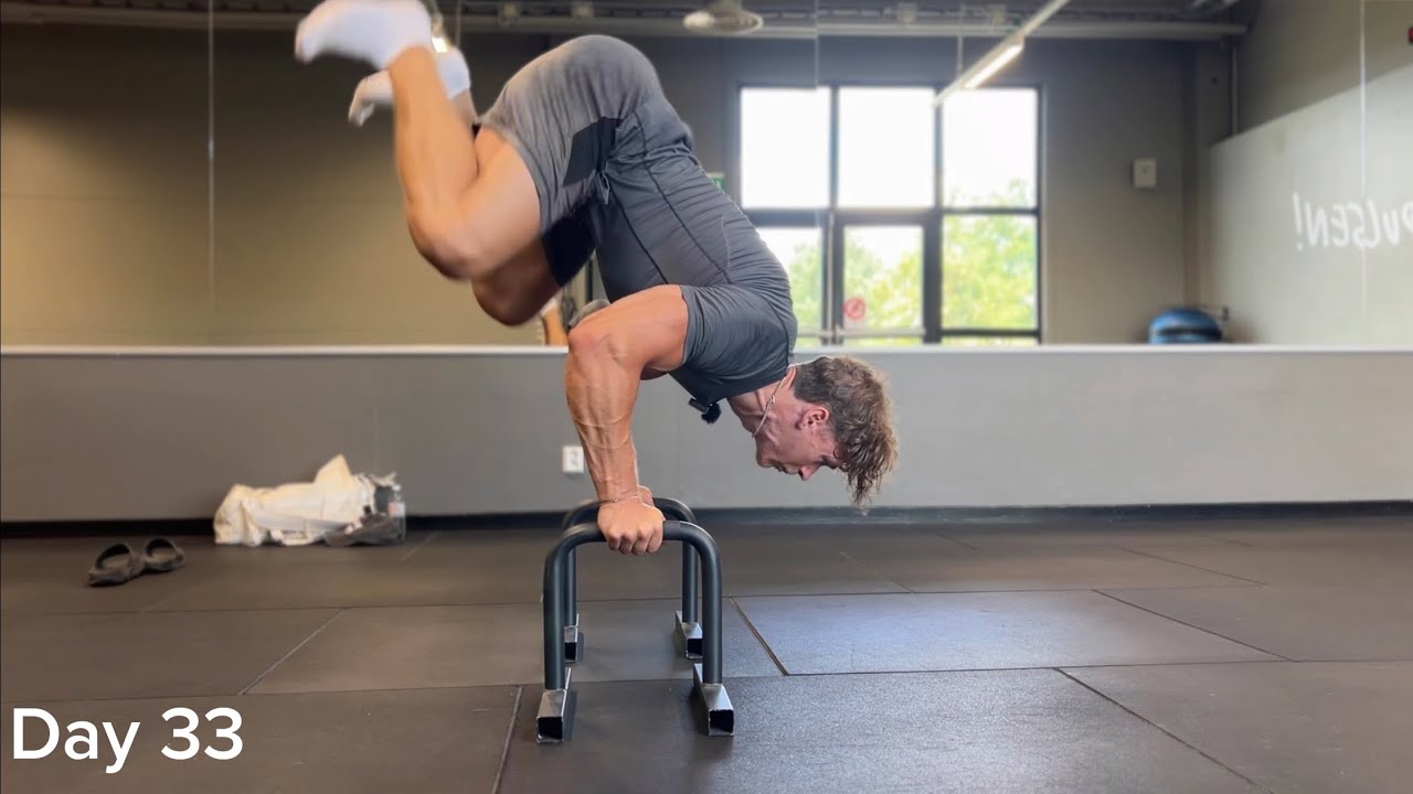 L-Sit to Handstand in 33 Days
