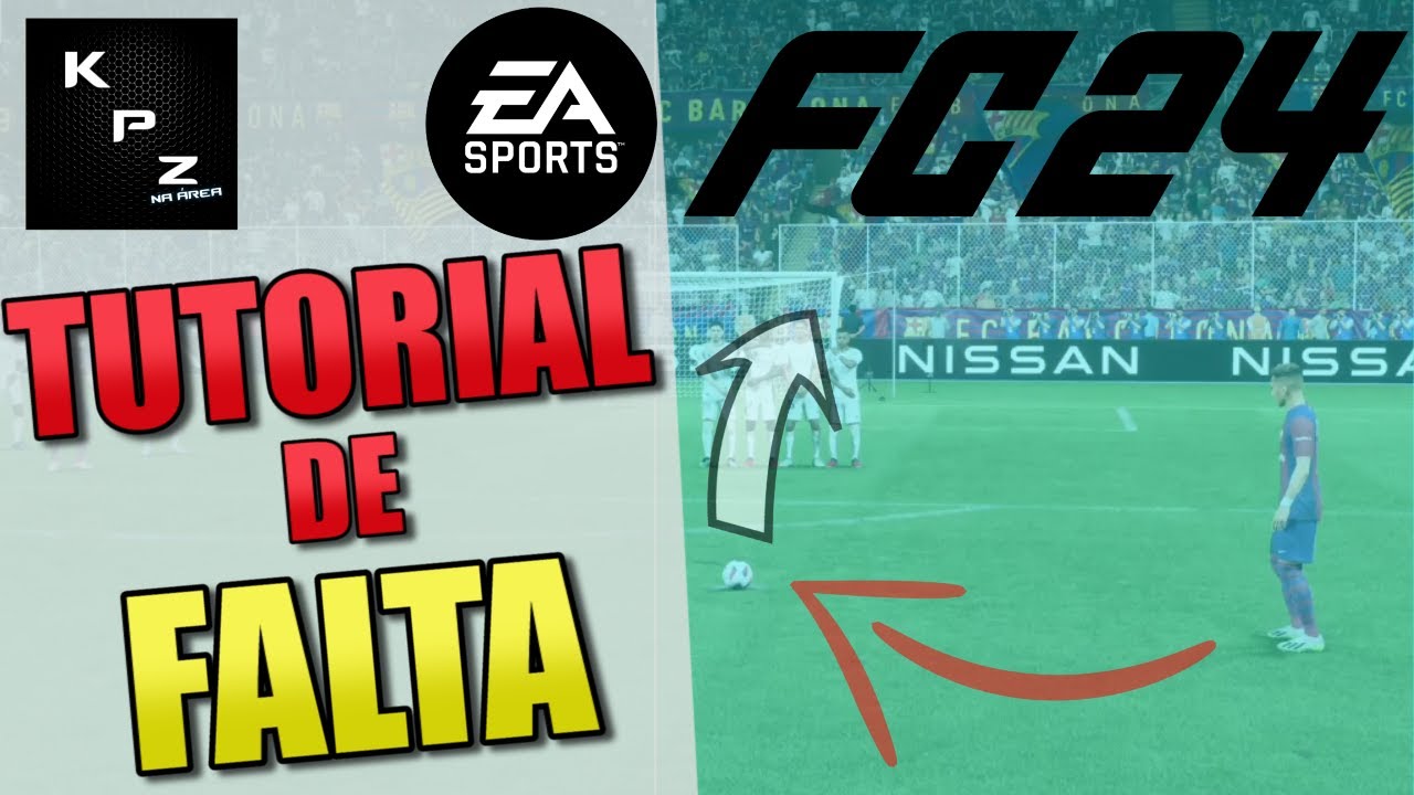 FC 24  🎯 TUTORIAL COMO BATER FALTA! ⚽ DESCUBRA AS 6 MELHORES MANEIRAS DE COBRAR  FALTAS NO EA FC 24 