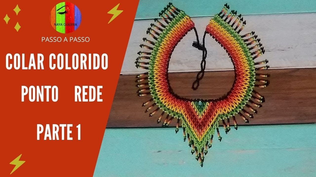 Colar Colorido Ponto Rede