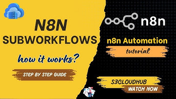 n8n Automation Advanced course || Subworkflows || S3cloudhub