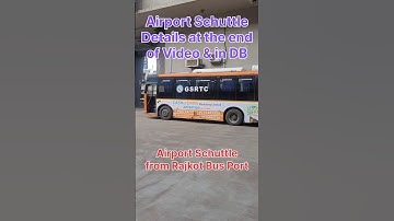 राजकोट GSRTC बस पोर्ट / बस स्टैंड कनेक्टिविटी, सौराष्ट्र में हवाई अड्डा बस शटल #planmystudy